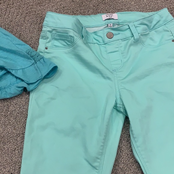 Crown and ivy girls pants size 12 - Picture 2 of 6